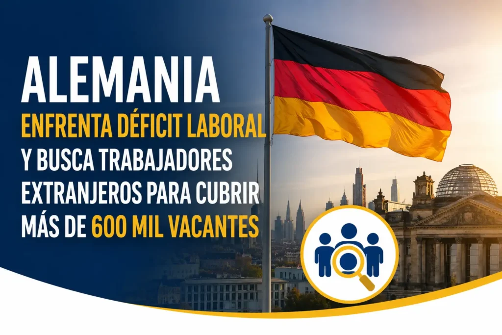 Alemania enfrenta déficit laboral y busca trabajadores extranjeros
