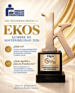 Familia Sin Fronteras recibió reconocimiento de EKOS